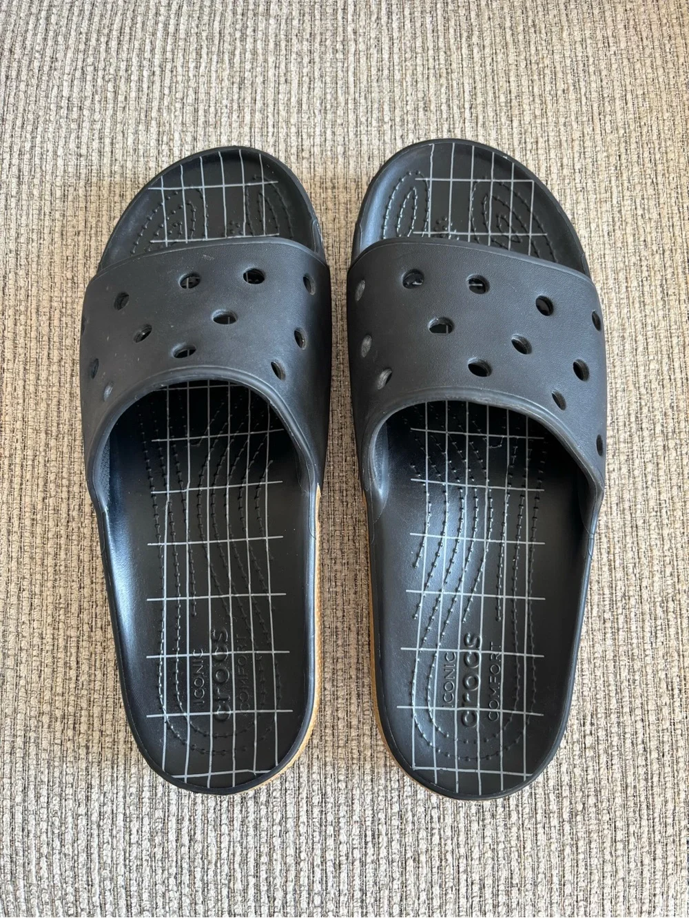 N/A crocs slides